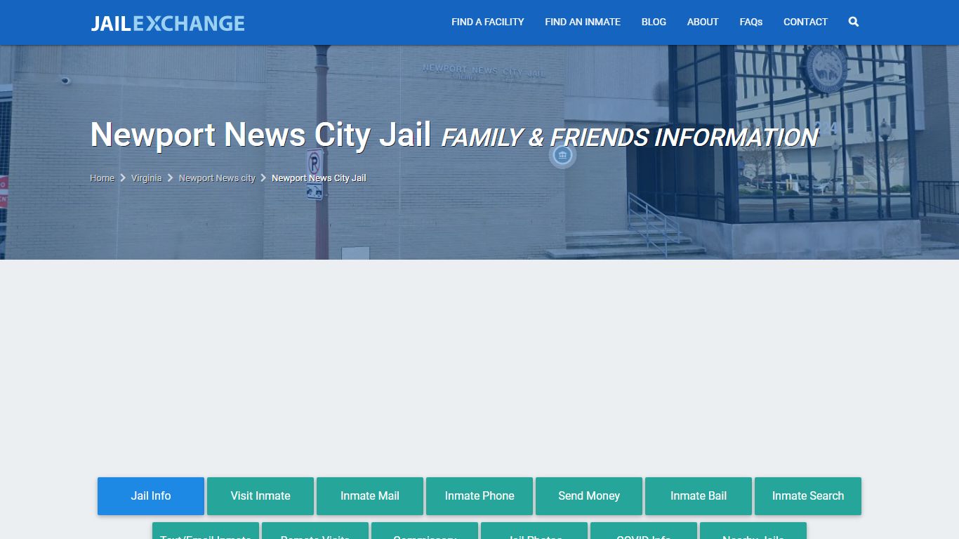 Newport News City Jail VA | Booking, Visiting, Calls, Phone